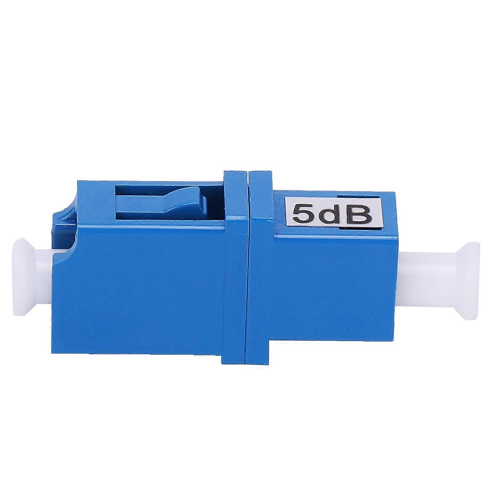 Lc/upc-5db Optical Fiber Connector Coupler Single Mode Optical Flange Adapter Attenuator