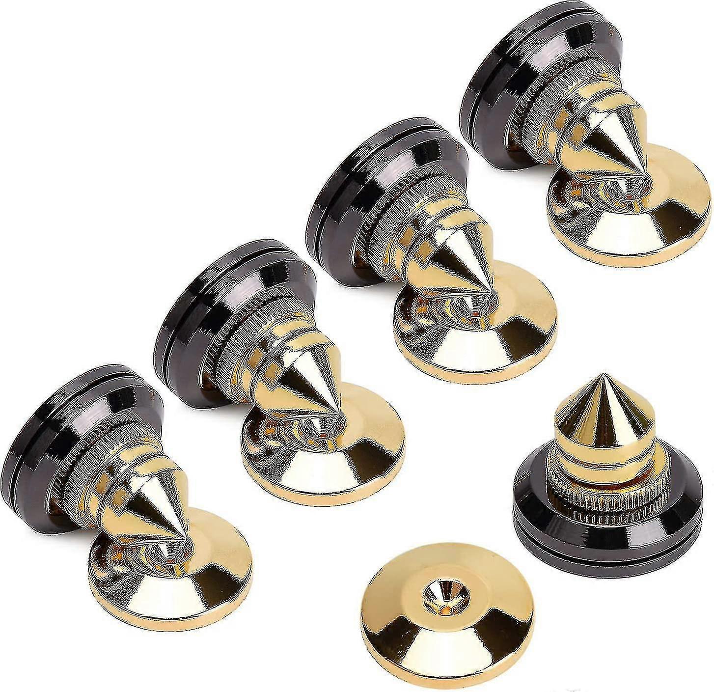 4 Audio Amplifier Turntable Isolation Bracket Feet Conical Bottom Pad Paste Type Anti-vibration Pad With Double-sided