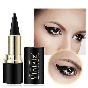 Black Deeped Eyeliner Waterproofed Long Lasting Smoothed And Smoothed Solid Eyeliner
