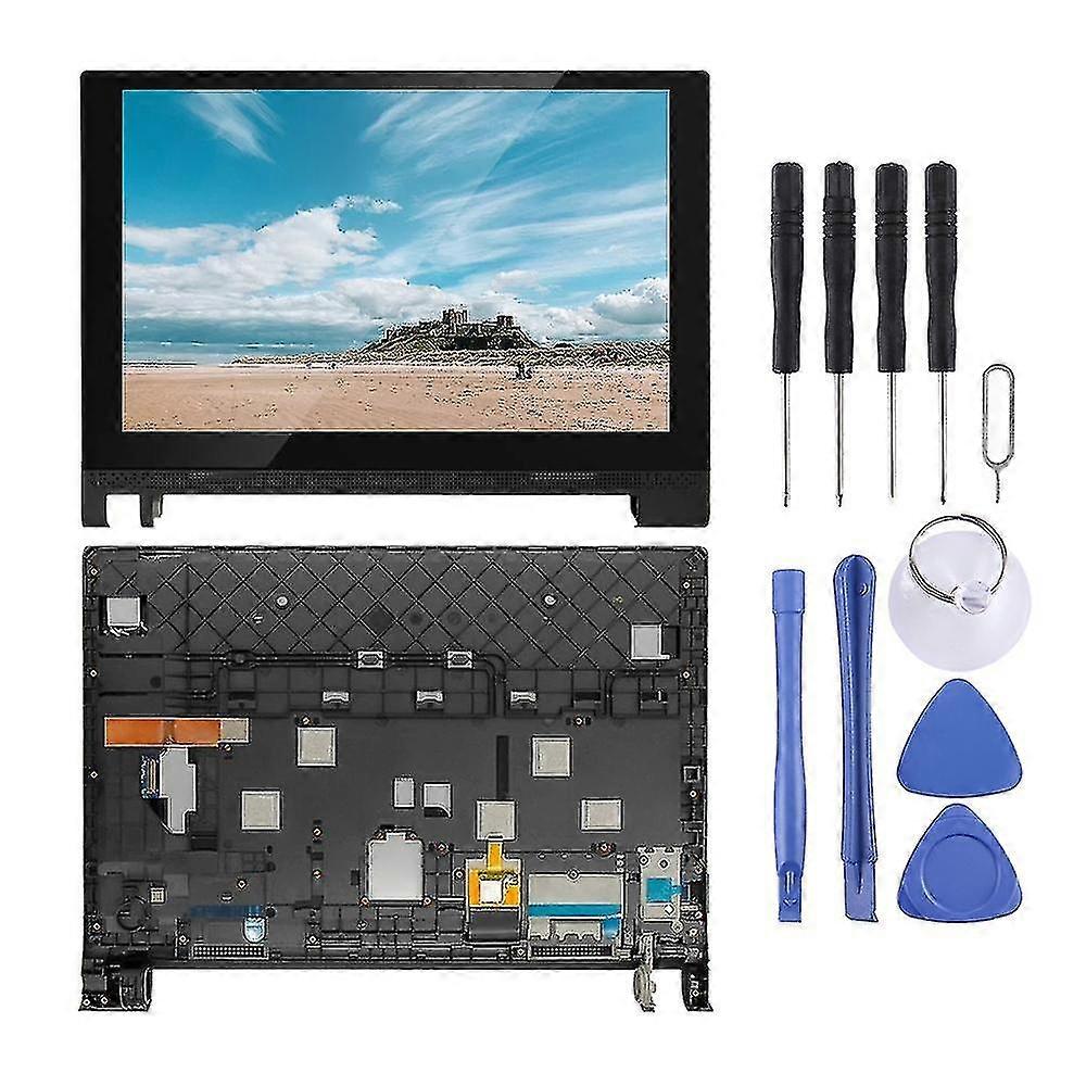 Oem Lcd Screen Compatible with Lenovo Yoga Tab 3 10.1 Yt3-x50f Yt3-x50 Digitizer Full Assembly With Frame (black)