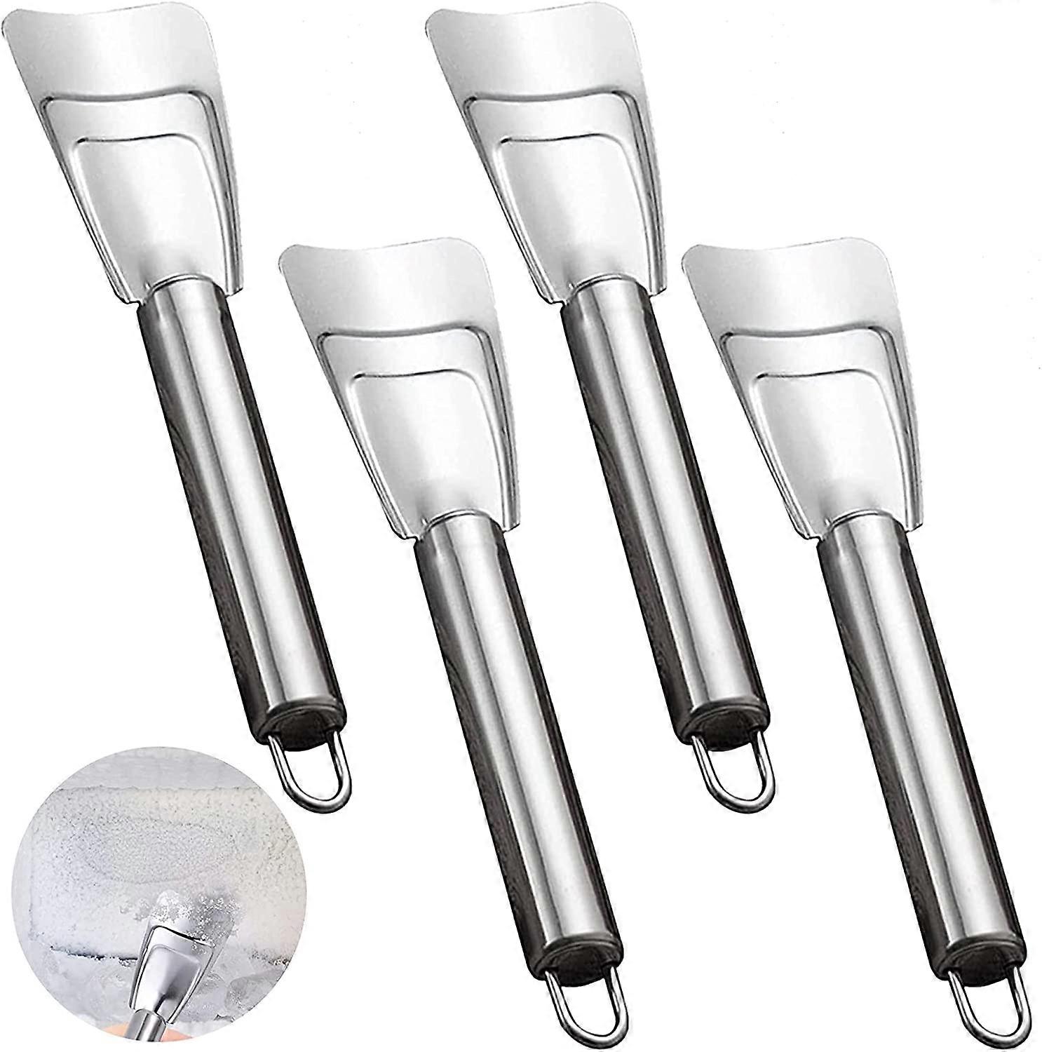 4pcs Ice Scraper Kitchen Freezer Spatula Refrigerator Tools Kitchen Cleanup Spatula