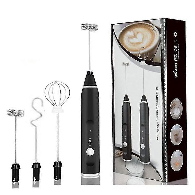 Electric Milk Frothers Handheld Wireless Blender USB Mini Coffee Maker Whisk Mixer Cappuccino Cream