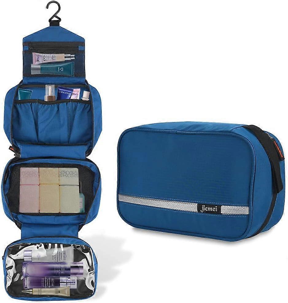 Borsa Toilette Da Viaggio Impermeabile - 4 Scomparti, Pieghevole, Per Uomo E Donna - Foto 4