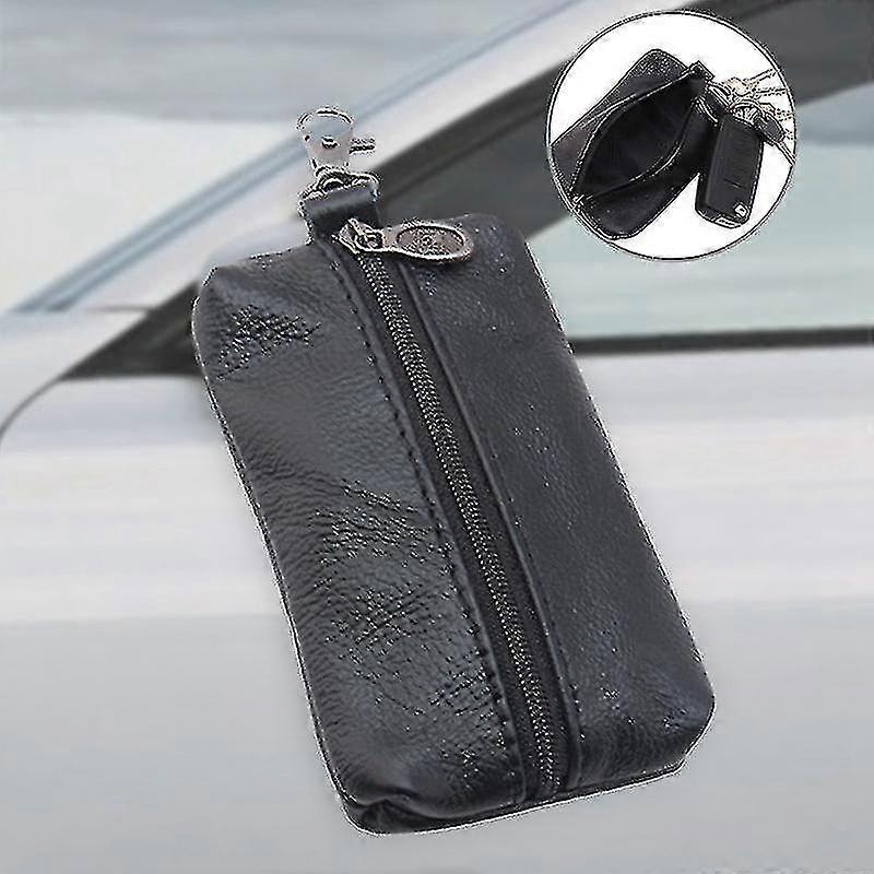 Unisex Key Case Wallet Pouch Bag Keychain Holder With Key Ring