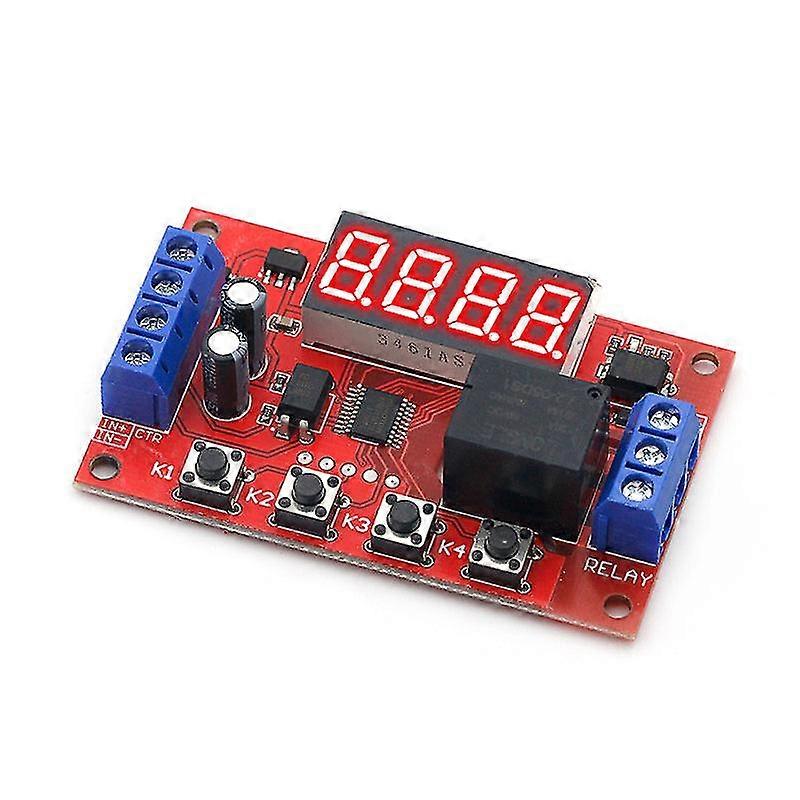 Dc 5v 12v 24v 10a adjustable time delay relay module led digital timming relay timer delay trigger switch timer control switch