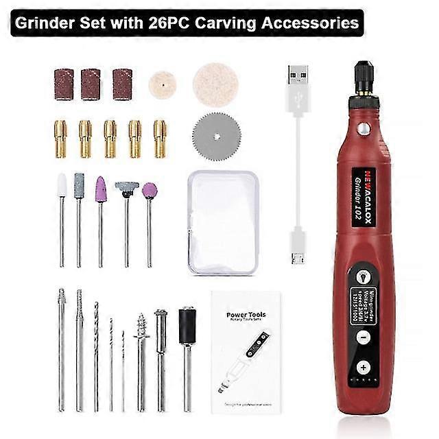 Usb charging variable speed mini grinder machine rotary tools kit grinder set