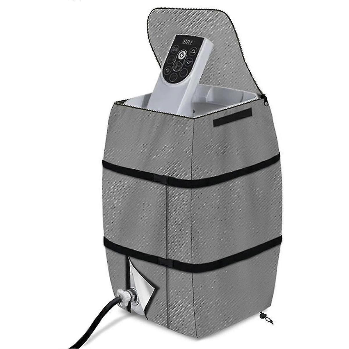 Couvercle de pompe de chauffage de spa de bain à remous avec fenêtre supérieure en PVC transparent, pompe de bain à remous gonflable étanche C