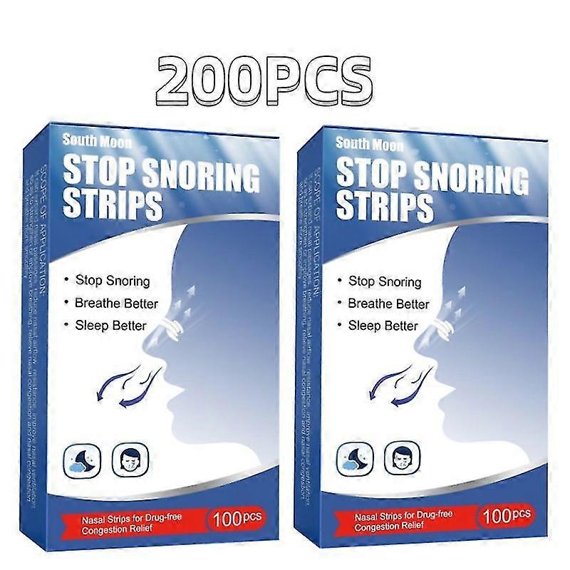 200x Nasal Nose Strips Right Easy Stop Anti Snoring Sleeping
