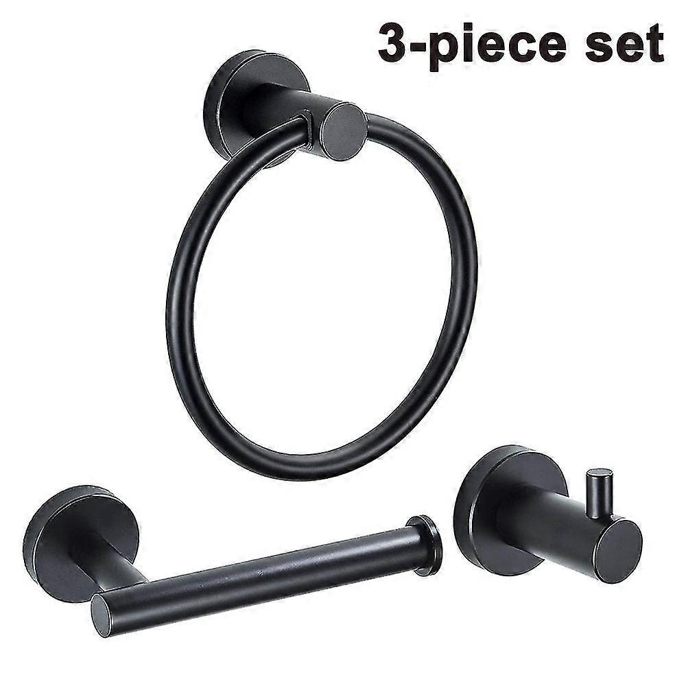 طقم أدوات الحمام 3 قطع رداء هوك ، منشفة يد H و H