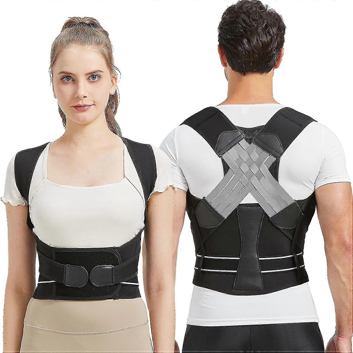 Posture Corrector Back Straightener, 2024 Upgraded Back Support Shoulder Brace, Back Support Belt For Back Pain Liendering LGDV