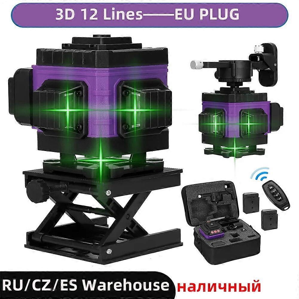 Multifunctional 16 Lines Level Tool Vertical Horizontal Crossline APP Remote Control with Self-leveling Function