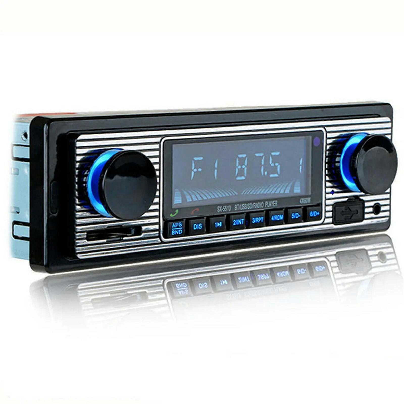 Bluetooth Car Stereo Radio with FM, USB/SD, Remote Control & 4-Channel Output