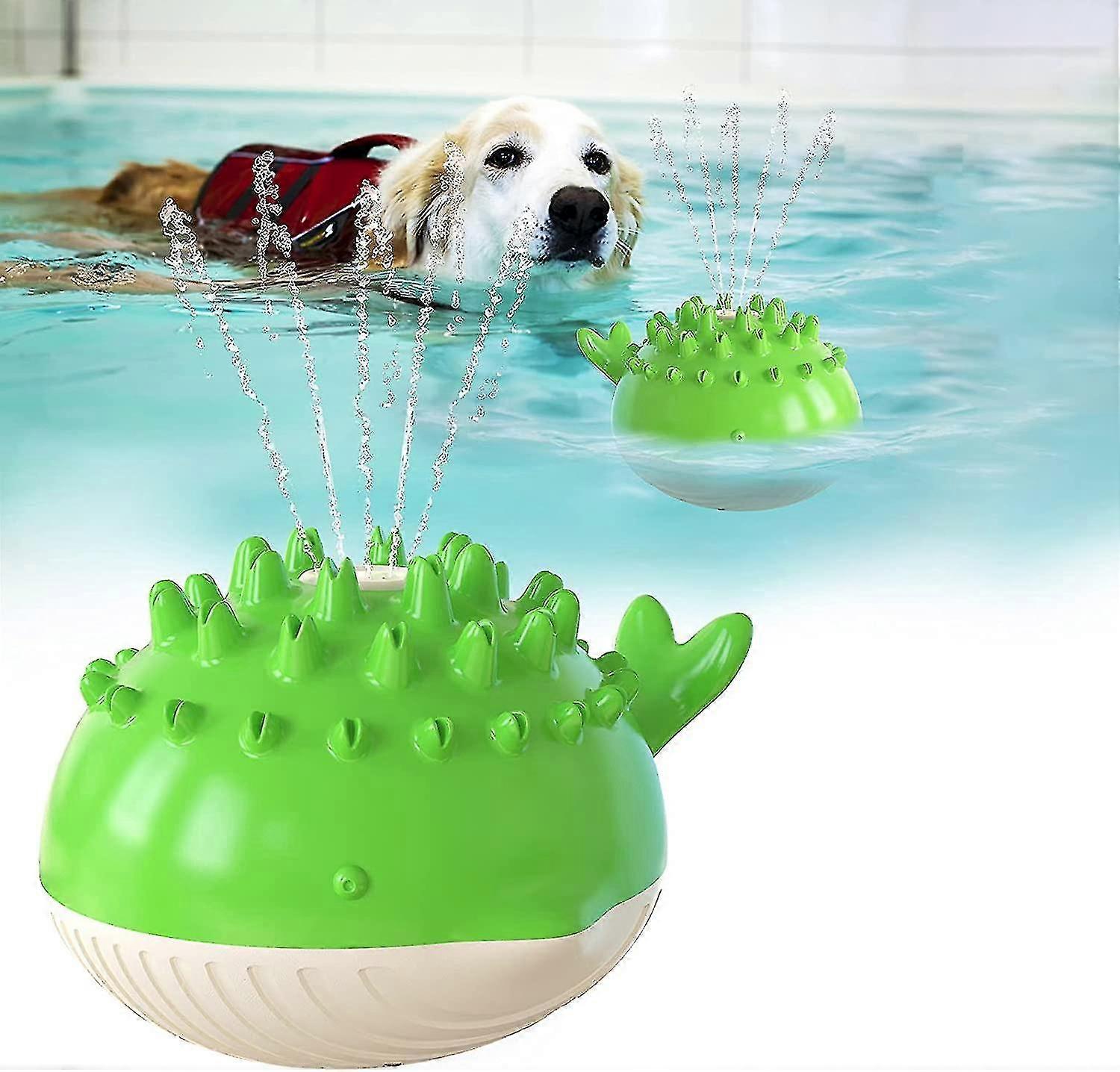 Dog Water Toy Summer Electric Water Spray Chew Toy Pool Toys Floating Toys For Interactive Fetch & Play