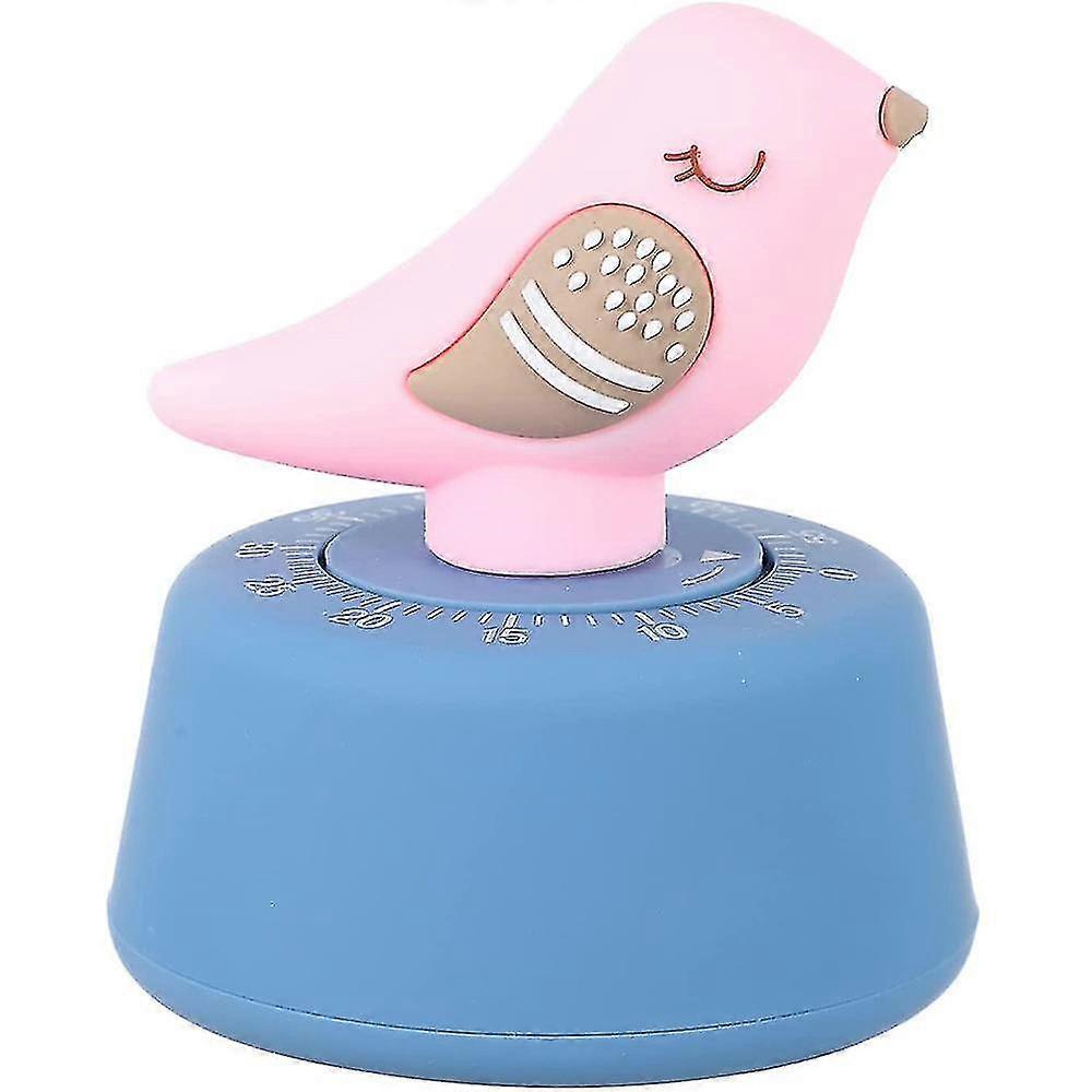 Wabjtam Kitchen Timer Mechanical Egg Timers Figure Countdown Timer (pink)