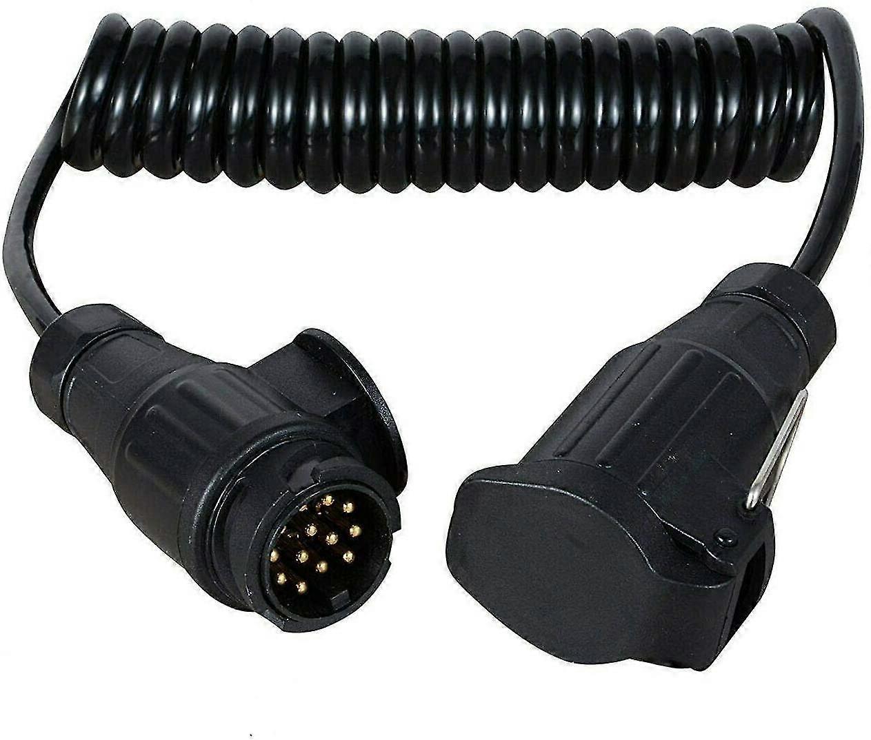 2m 13 Pin To 13 Pin Extension Lead For Trailer, Boat, Trailer, Caravan, Bike Rack Etc.