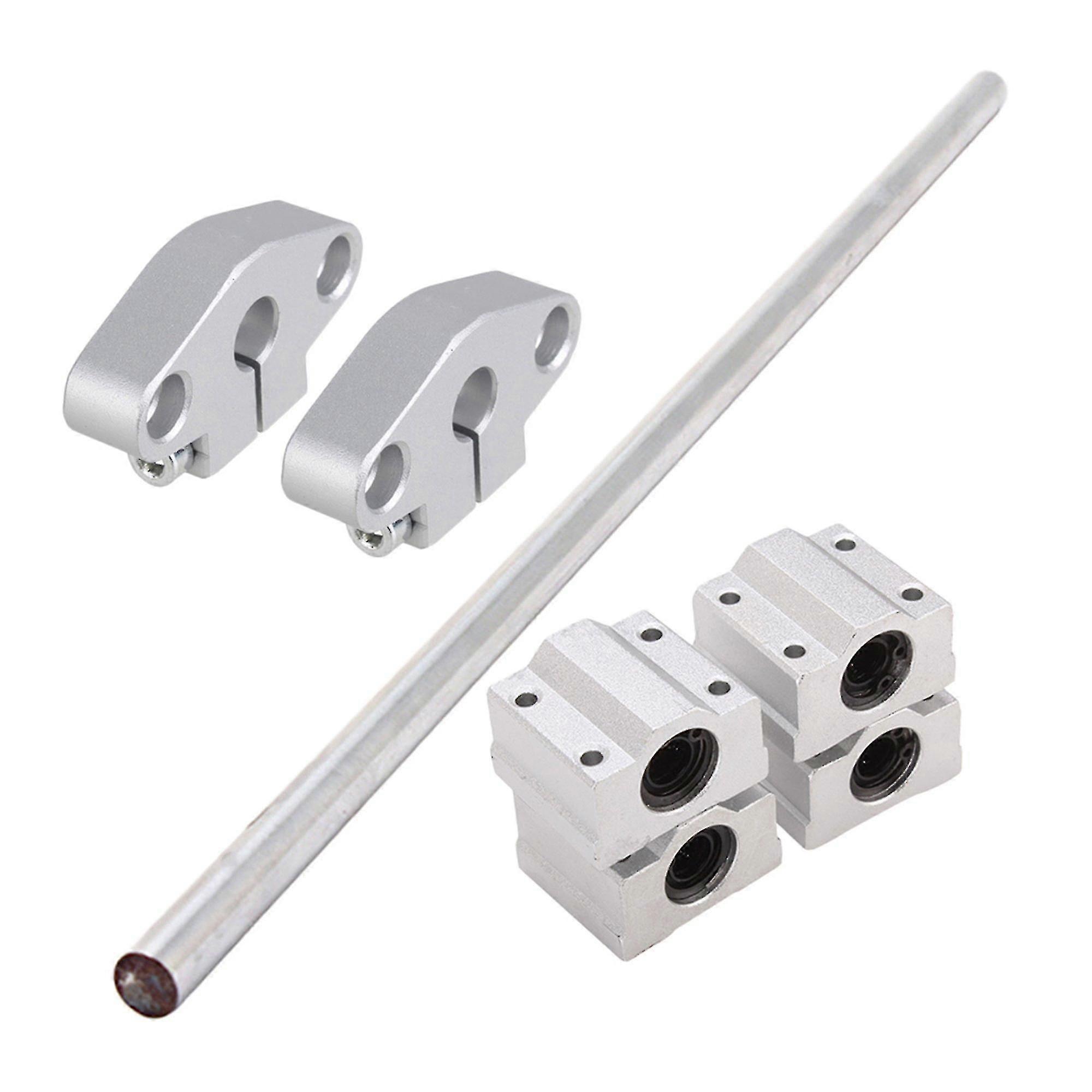 Vertical 8mm 300mm Optical Axis Linear Rail Shaft Slide Block Linear Set
