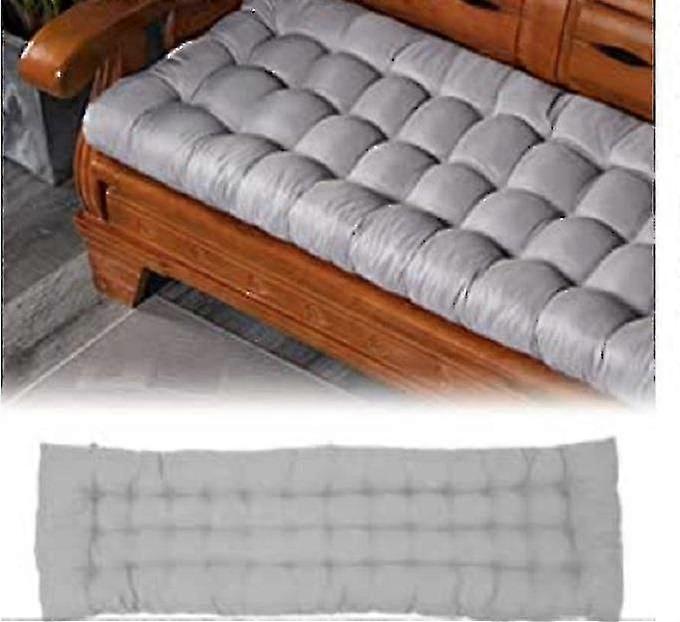 Cojín gris plata 48*120cm asiento doble