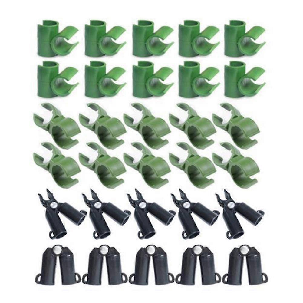 30pcs Plant Support Awning Pillar Accessories A- Quickly Set Up Climbing For 16mm Plant Steel Pipe B