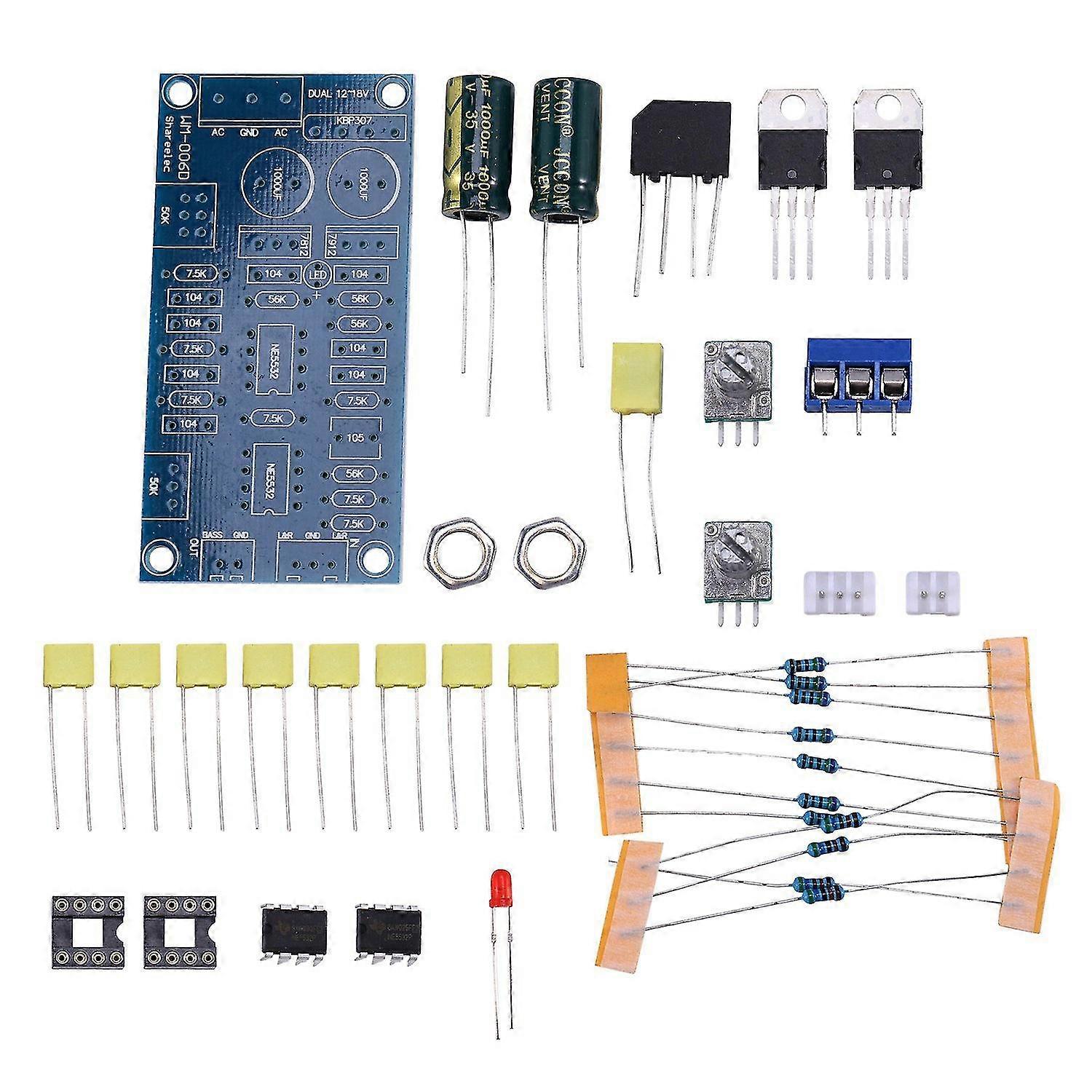 Tiefpassfilter Subwoofer Vorverstärker Verstärkerplatine Tiefpassfilter-Vorverstärker