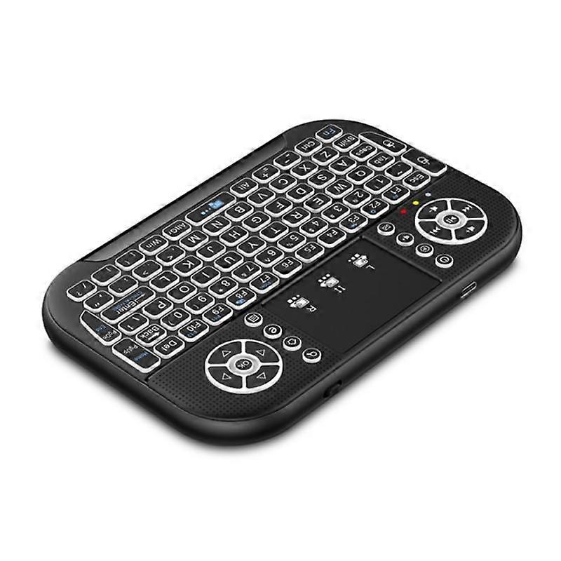 1~5PCS Backlight Mini 2.4G Keyboard Air Mouse Wireless Touchable Remote Control with USB Receiver for Android Smart TV