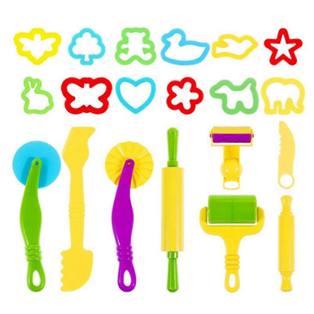 Kneading Tool Dough Plasticine Tools, 20 Kids Dough Accessories Toys, Versatile Dough Tool Kids, Cookie Cutters Kitchen Toys, Playdough Sets, Modeling
