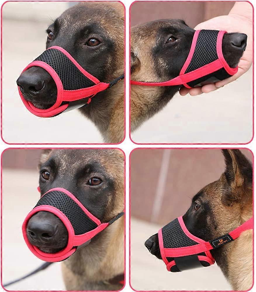 Dog Muzzle Nylon Soft  Anti  Biting Bark