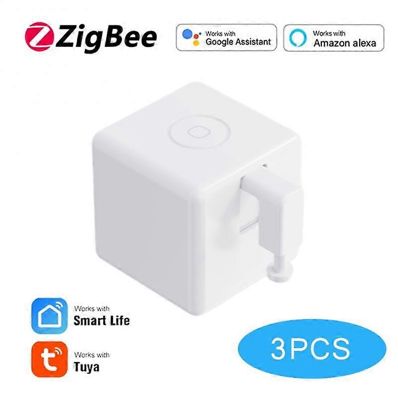 Tuya Zigbee Smart Fingerbot Plus Robot Button Pusher Switch Bot Smart Home Smart Life App Work with Alexa Google Assistant
