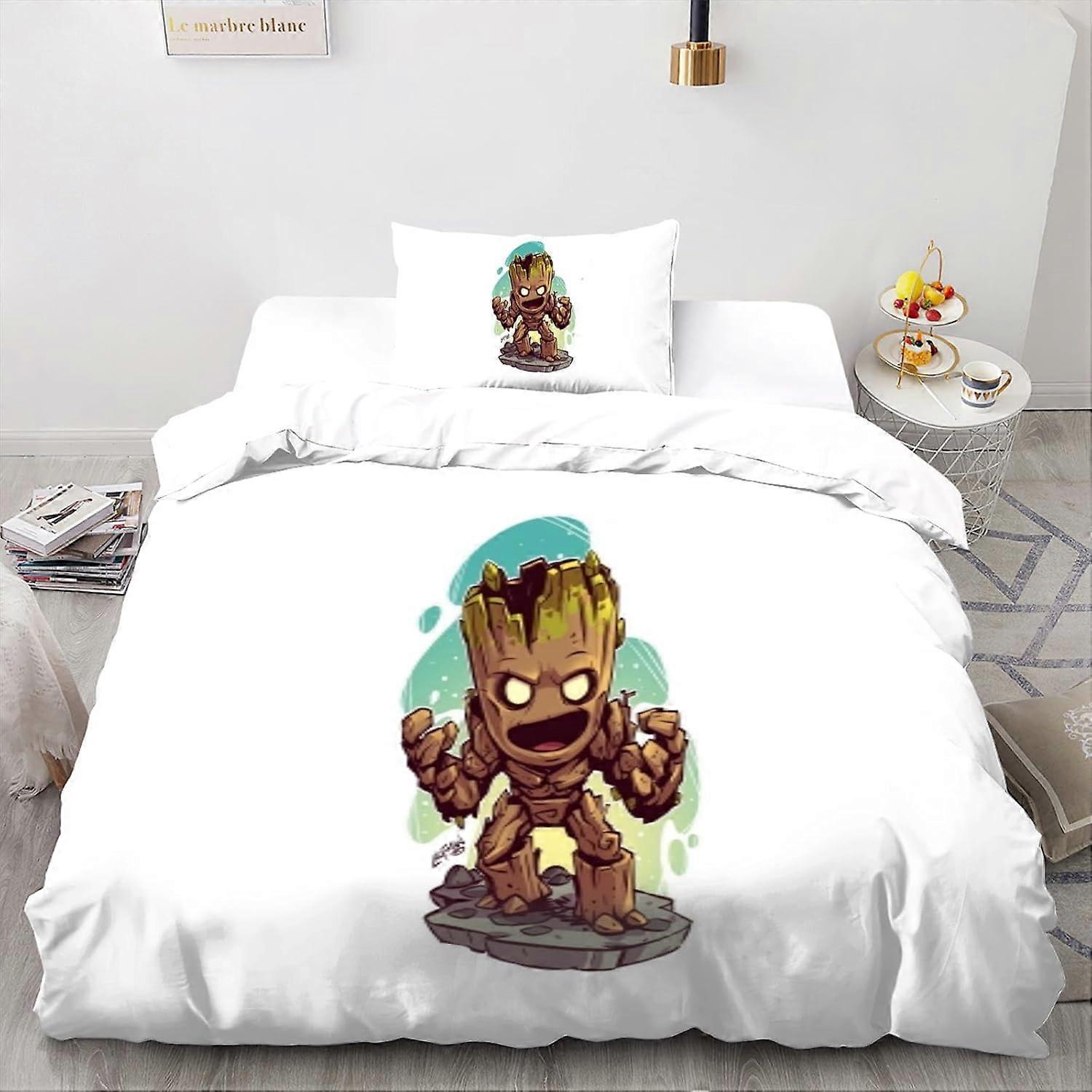 Set copripiumino per chitarra Set biancheria da letto Copripiumino in microfibra 3D con copricuscino, set da 2 pezzi, copripiumino con cerniera (135 * 200 cm)