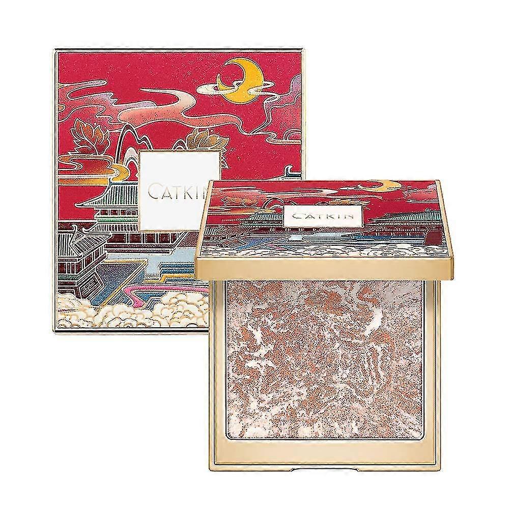 Cheek Blush Bake Shimmer Pink Peach Multi Blusher Natural Powder Palette 10g (c04 Shimmer)