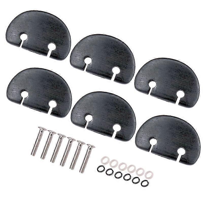 6Pcs Classical Guitar Tuning Peg Tuners Machine Heads Buttons Knobs Handle Tip Cap Musical Instrume