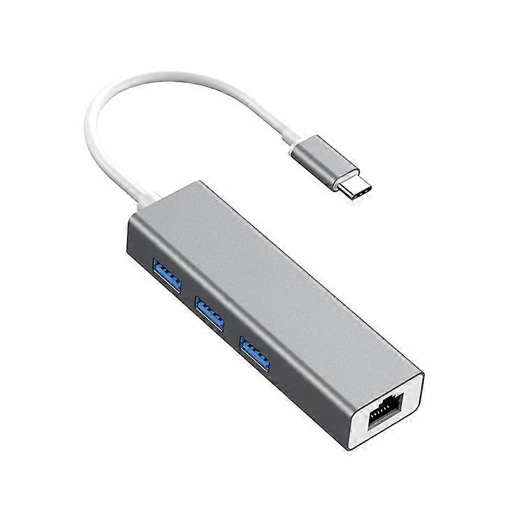 Type-C RJ45+3USB 3.0 HUB