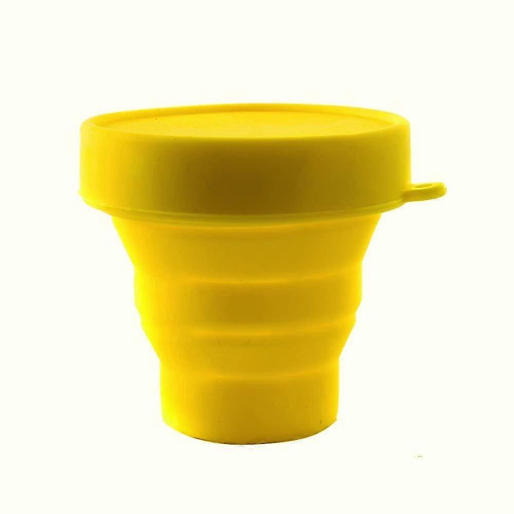 Collapsible Silicone For Cleaning Menstrual Cups (yellow)
