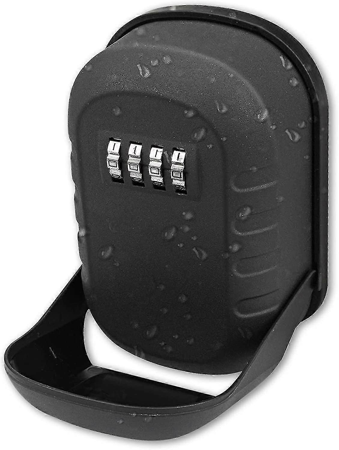 Extra Large Combination Key Box Lock, Outdoor Key Safe Wall Mounted, Large Internal Storage For Keys With 4 Digit Combination Strong Lock For Home Gar