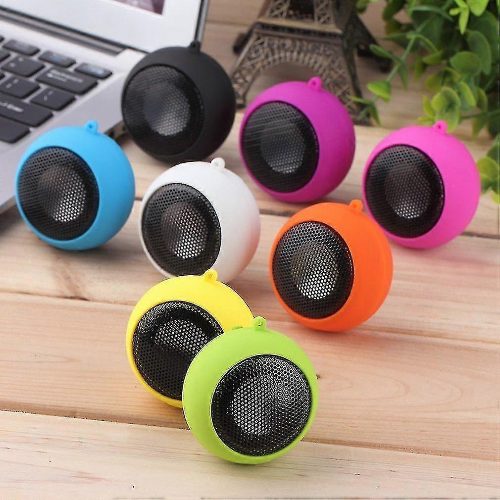 Protable Mini 3.5mm Jack Hamburg Type Telescopic Plug-in Audio Speakers