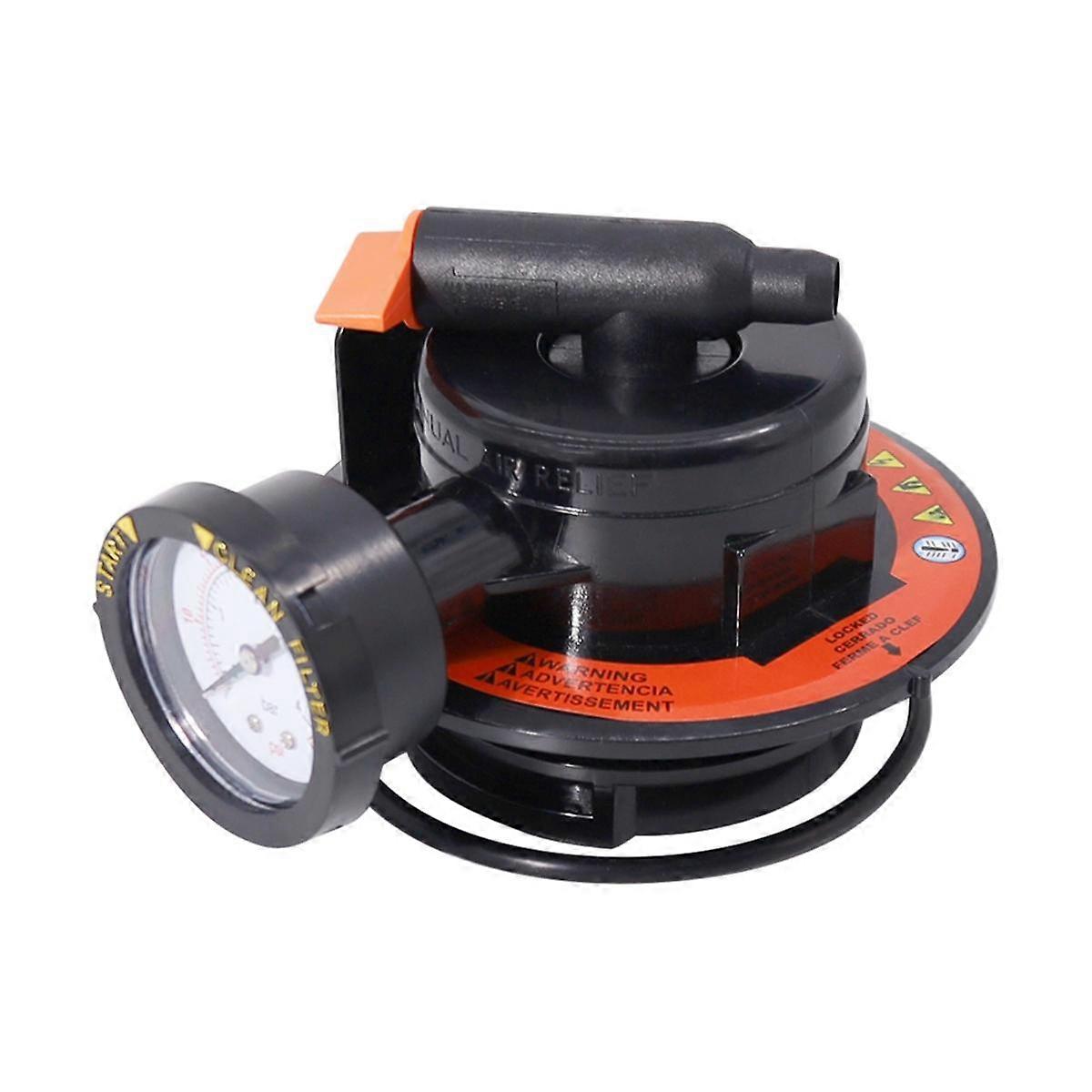 Manuelles Entlüftungsventil Für Poolfilter – Ersatz Für DEX2420MAR2, Inkl. Manometer