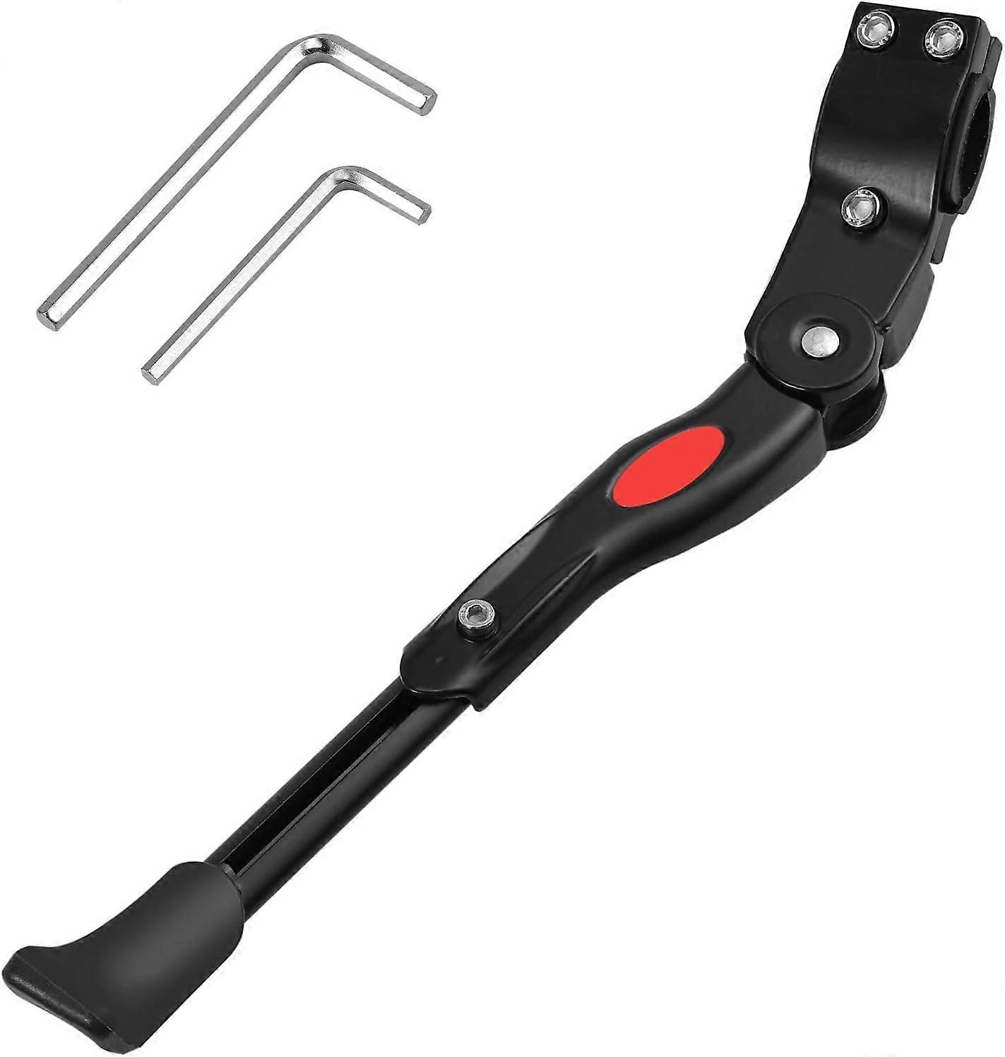 Justerbar aluminiumslegering sykkel kickstand - gummifot, passer de fleste sykler