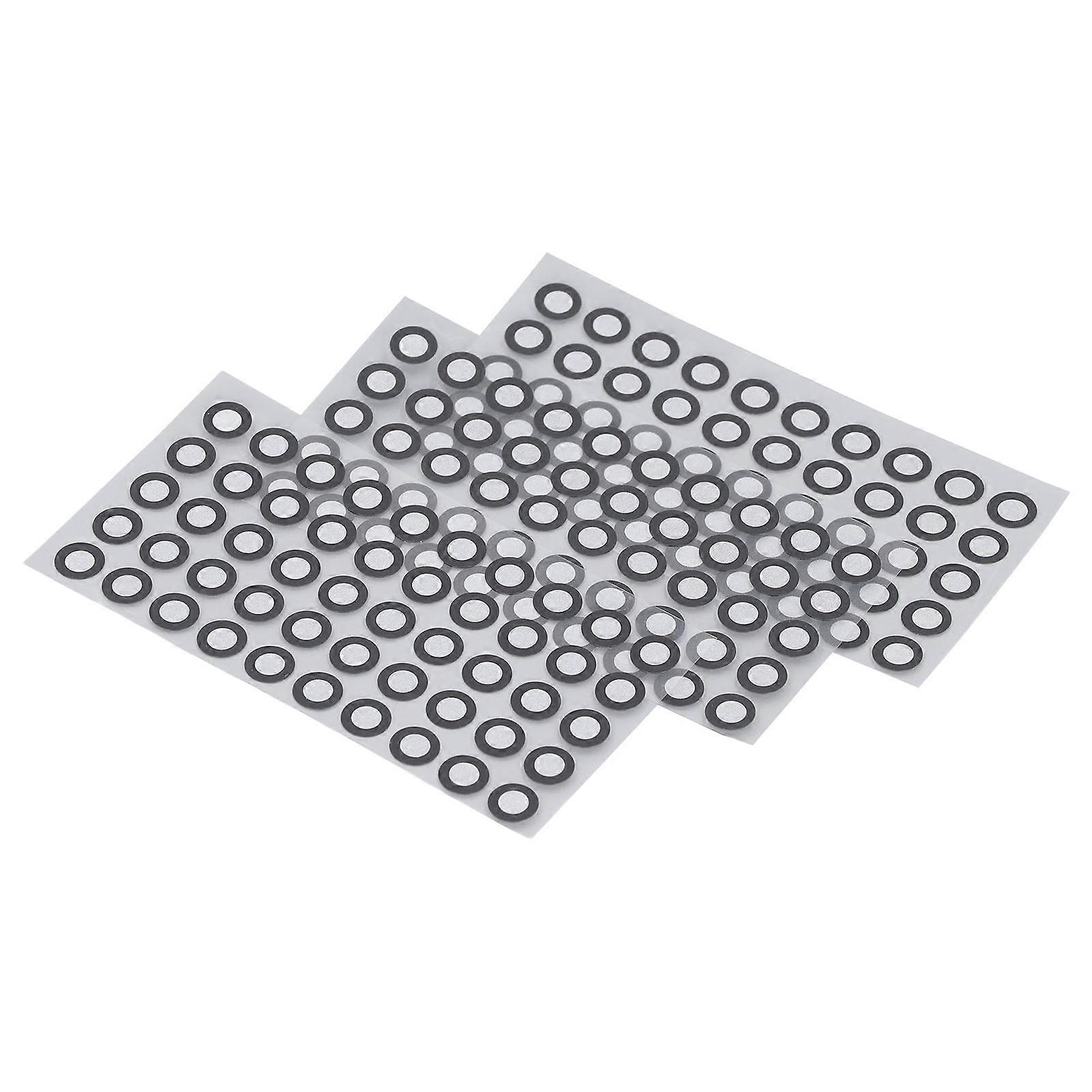 150Pcs 3D Scanning Reference Point Markers Diffuse Reflection Accurate Tracking Scanner Supplies ID 6mm OD 10mm 3 Sheet