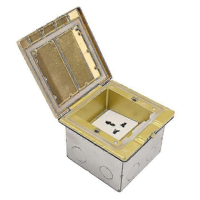 Concealed Socket Brass Concealed Floor Socket Space Saving Flame Retardant Heat Resistant Universal Socket 250v