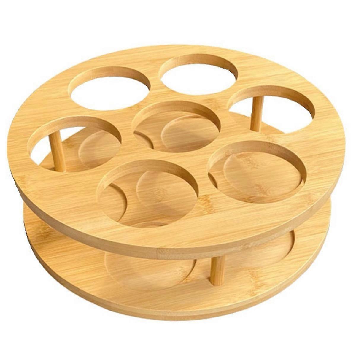 Double-Layer Rotating Storage Rack, Seasoning and Syrup Rack, Storage Rack, Wine Rack