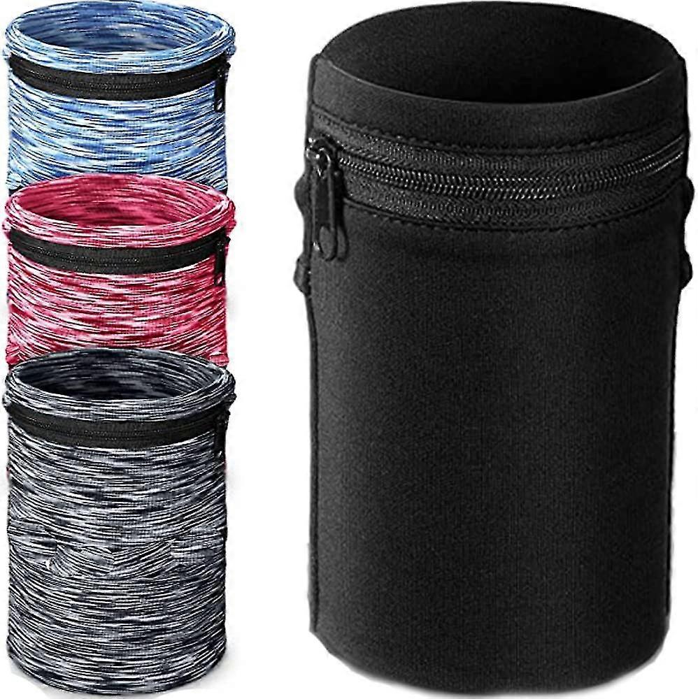 4 قطع تشغيل حامل الهاتف المعصم محفظة الهاتف حزام الذراع الرياضية المعصم الحقيبة مع سستة جيب