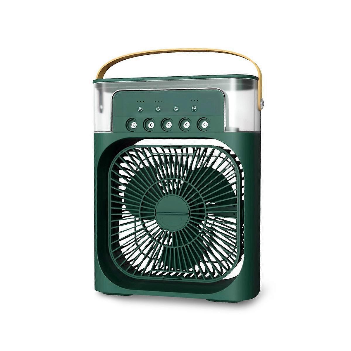 Portable Air Conditioner Personal Desktop 5-Hole Spray Air Cooing Rechargeable Quiet Table Fan for