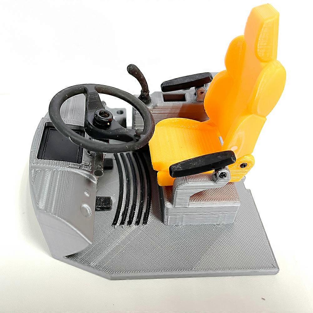 Loader Cab 1/12 1/14 Hydraulic Loader Forklift Model Interior Cab with Display Seat WZ-108