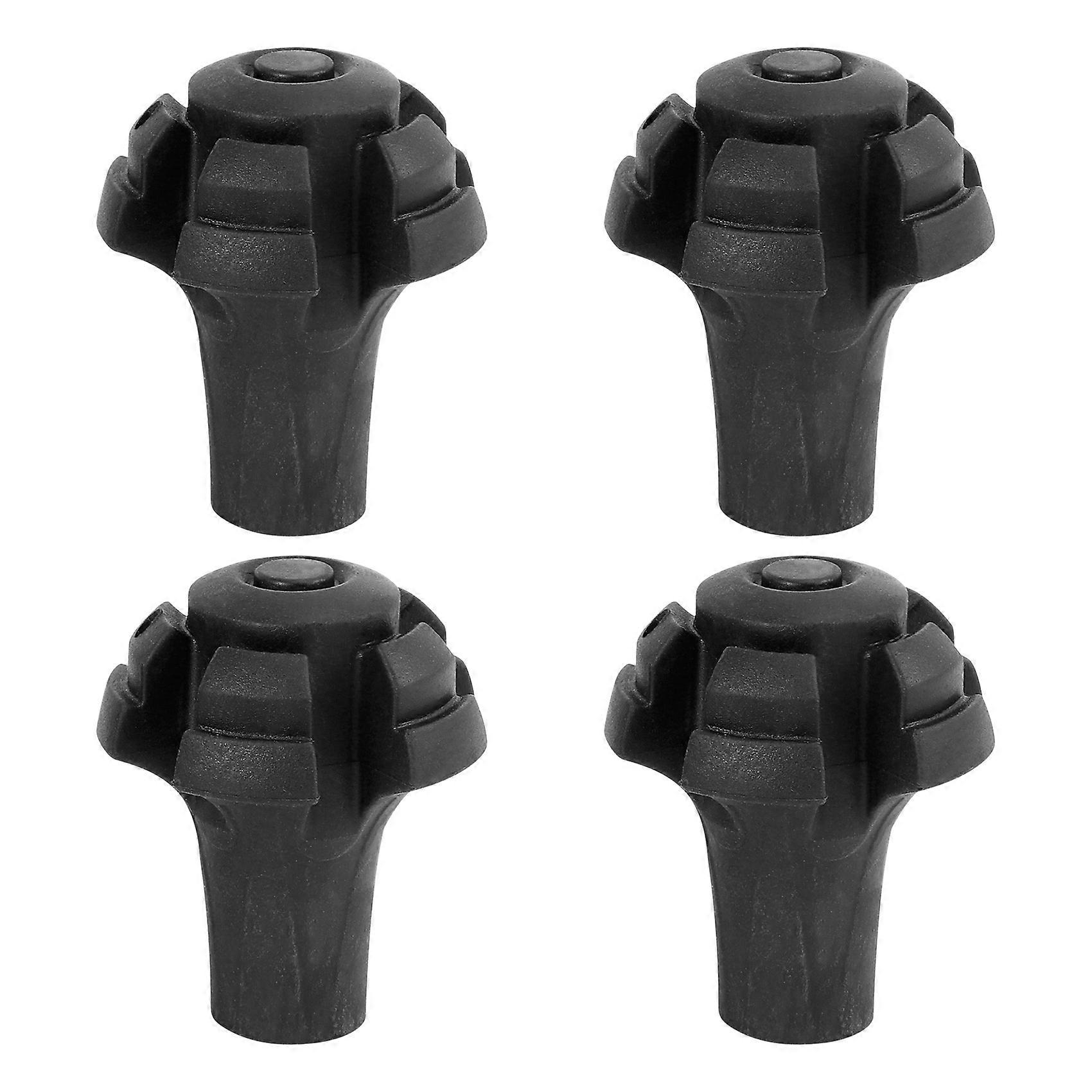 Four Pack of Extra Durable Rubber Replacement Tips (Replacement Feet/Paws / Ferrules/Caps) for Trek