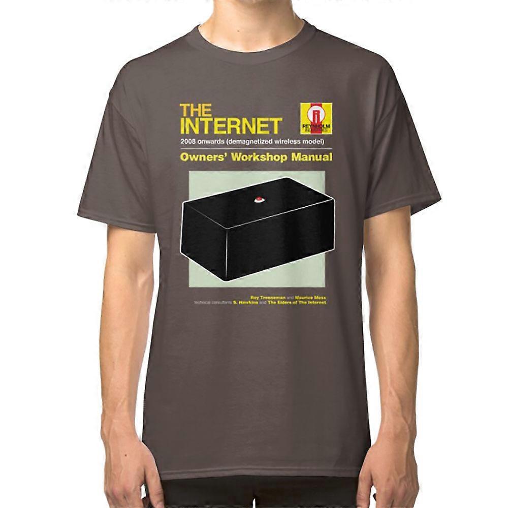 T-shirt ze wzorem INTERNET