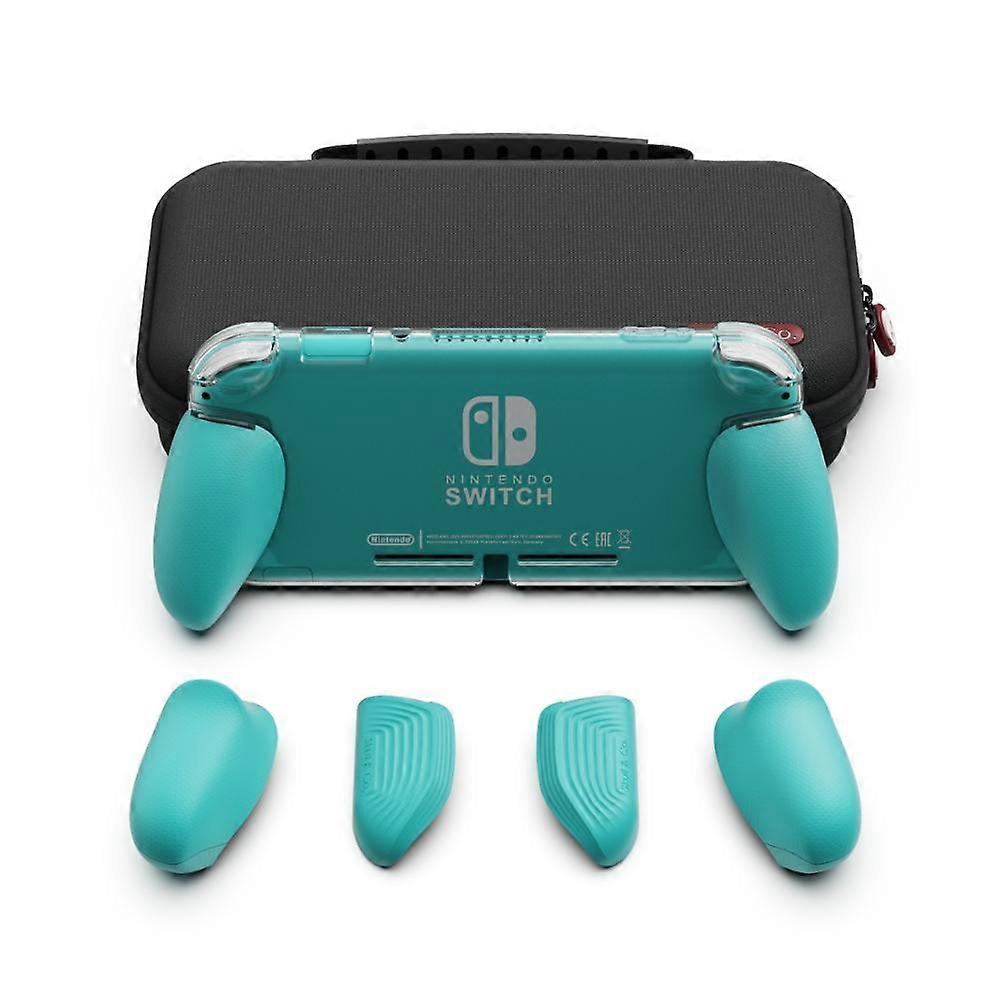 Skull & Co. GripCase Lite with Replaceable Grips MaxCarry Case Lite Storage Bag Cover Shell for Nintendo Switch Lite