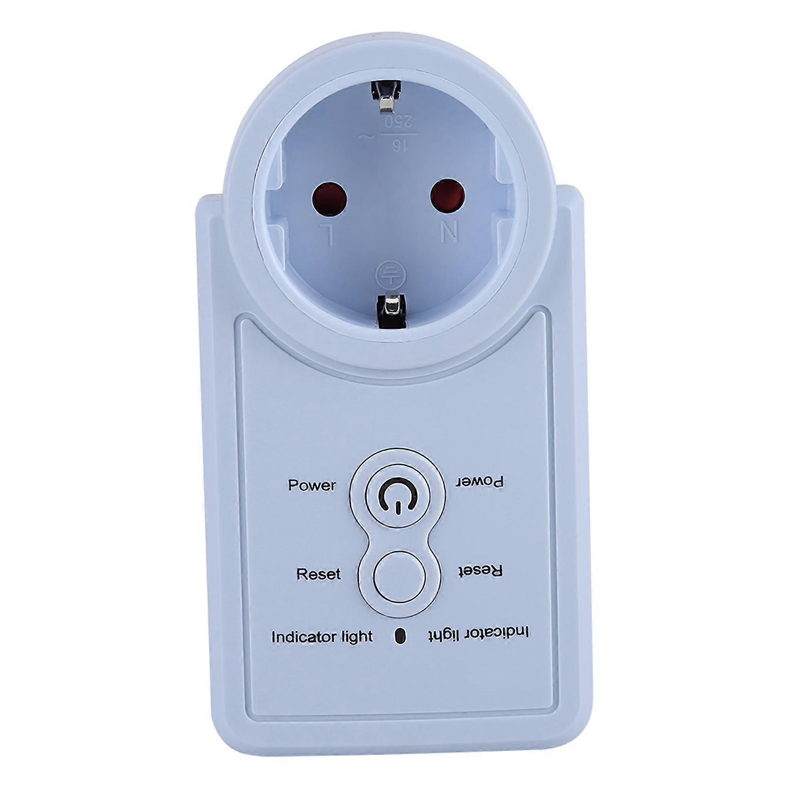 Smart GSM Power Outlet Plug Socket with Temperature Sensor SMS Command Control(Russian Version)