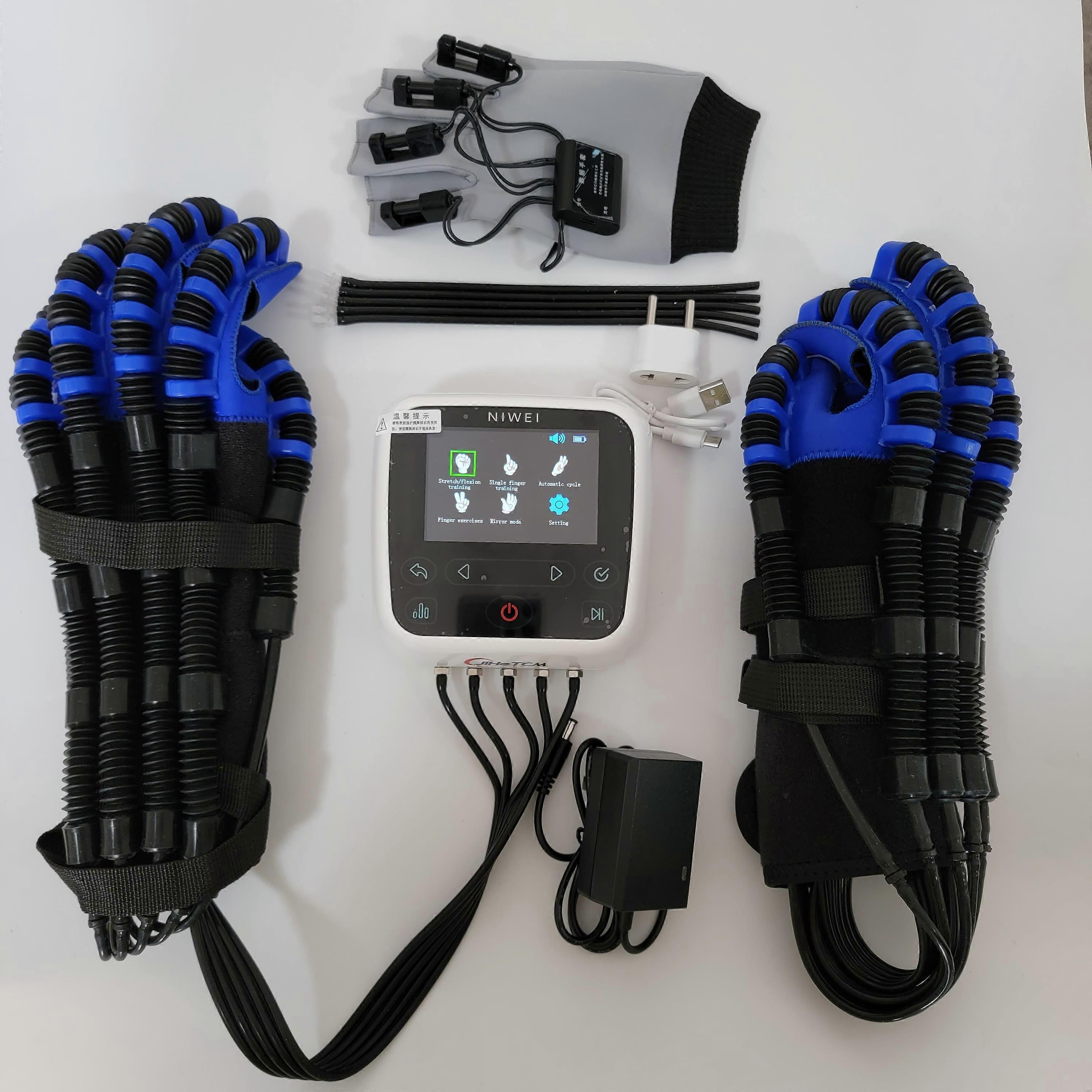 English Wrist&Hand Recovery Powerful Hand Robot glove Rehabilitation Equipment for Stroke Hemiplegia Stimulated Nerve Recovery