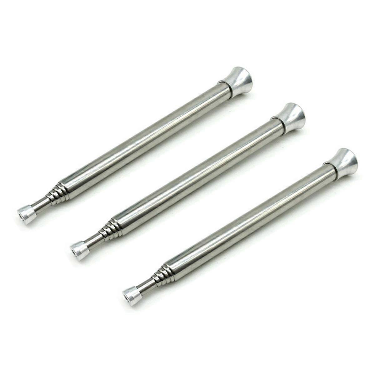 3db rozsdamentes fúvócső bot kültéri főzés hordozható teleszkópos fúvócső tűzcső túlélési kemping eszközök