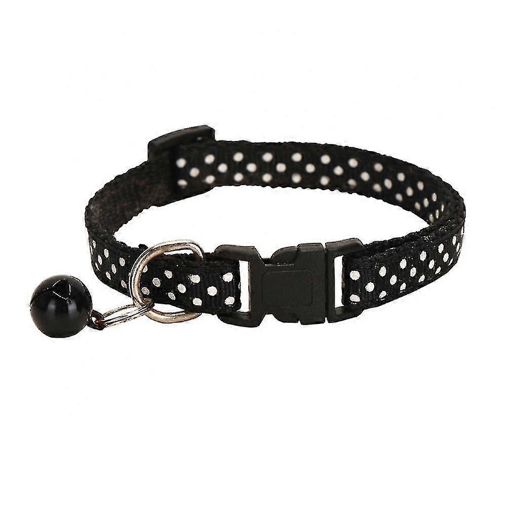Unique Style Pet Cat Polka Dot Collar Breakaway Safety Adjustable Multicolor Kitten Personalized