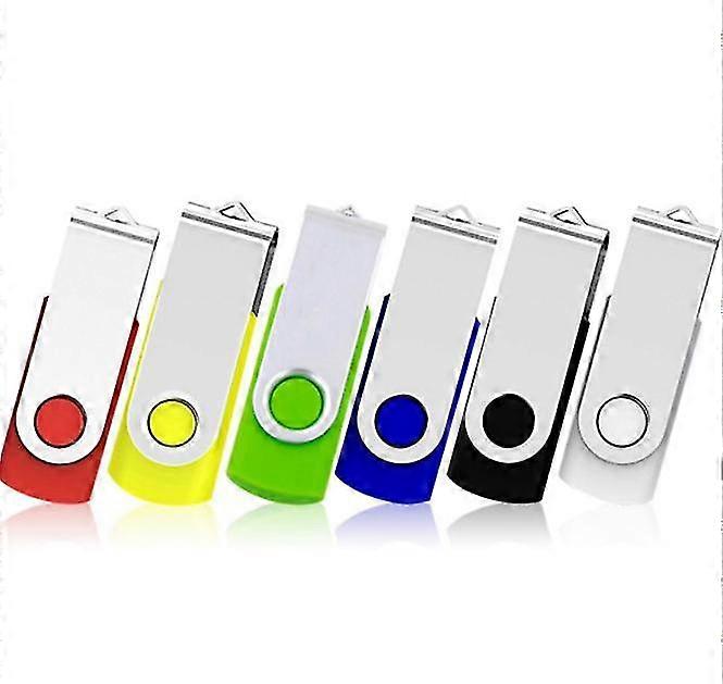 Usb Flash Drive Usb 2.0 Thumb Drives Bulk Colorful Usb Memory Stick Zip Drive Jump Drives For Data Storage, File Sharing (random Color)